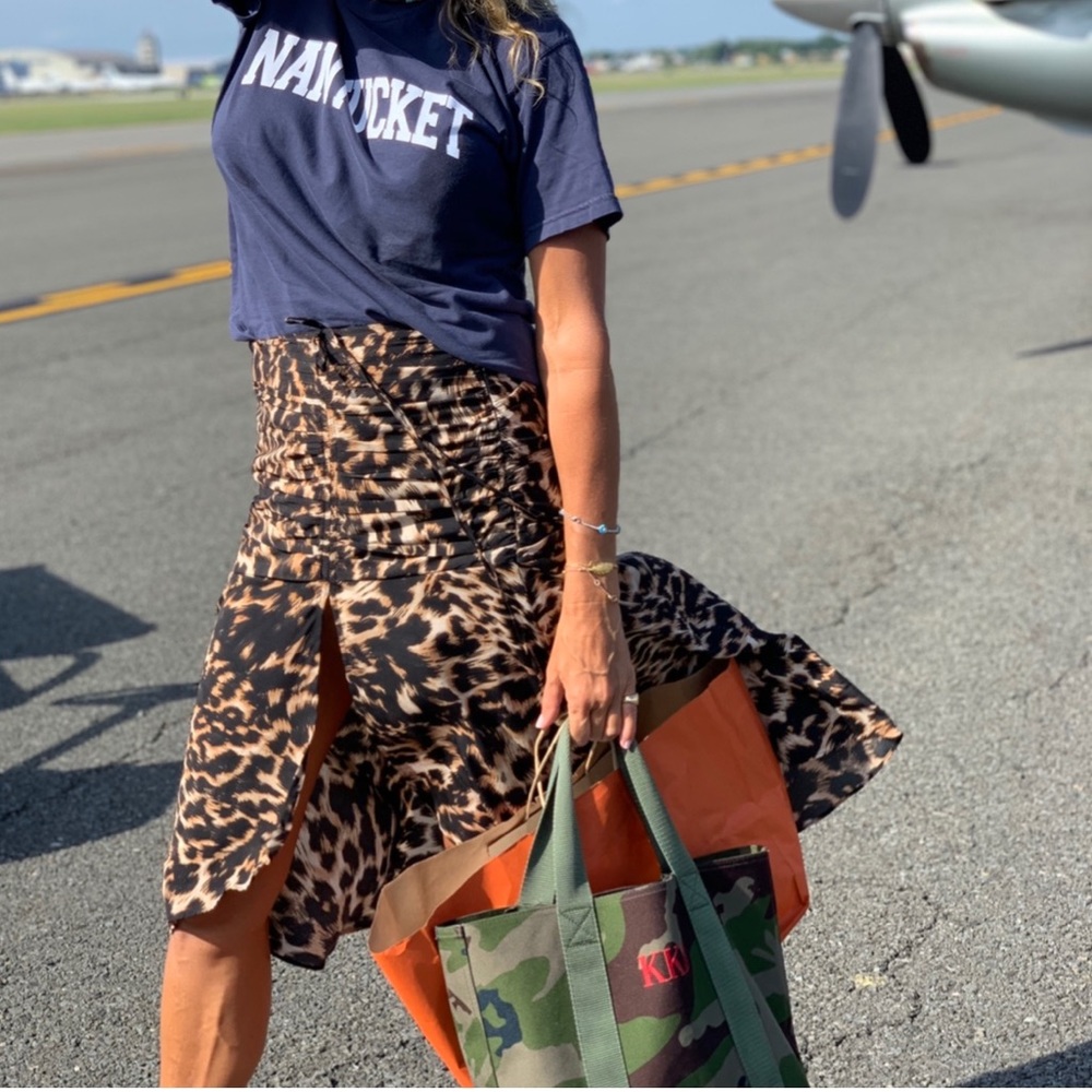 Leopard skirt
